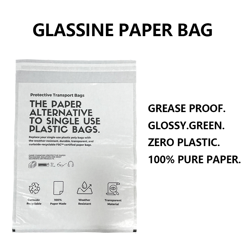 Custom Glassine Paper Bag Manufacturer | Διαφανής συσκευασία χωρίς πλαστικό